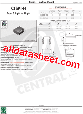 CTSPT44H-422M型号图片