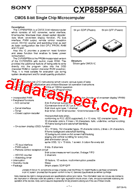 CXP858P56A型号图片