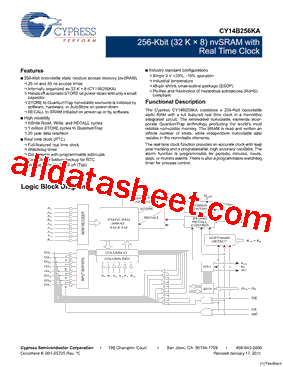 CY14B256KA-SP45XIT型号图片