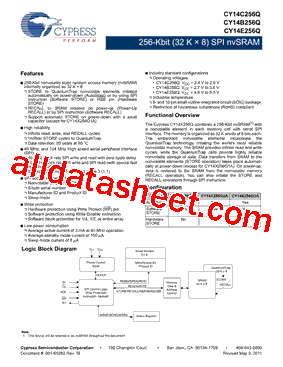 CY14C256Q型号图片
