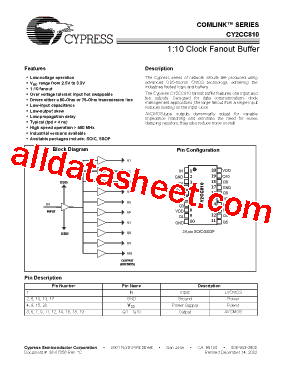 CY2CC810OIT型号图片