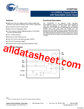 CY2DP1504ZXIT型号图片