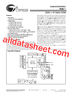 CY62147CV30LL-70BVI型号图片