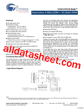 CY62147EV30LL-55ZSXE型号图片