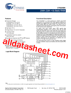 CY62256N_11型号图片