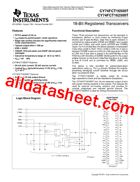 CY74FCT162500T型号图片