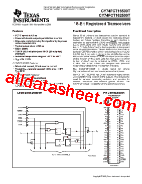 CY74FCT162500TSSOP型号图片