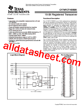 CY74FCT163500CPACT型号图片