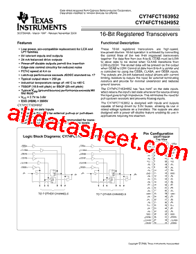 CY74FCT163952CPAC型号图片