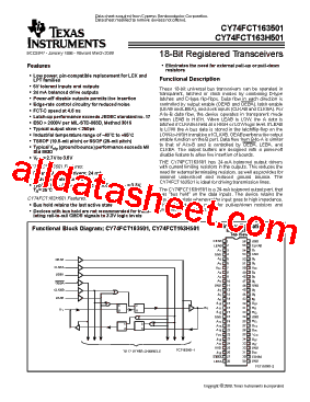 CY74FCT163H501TSSOP型号图片