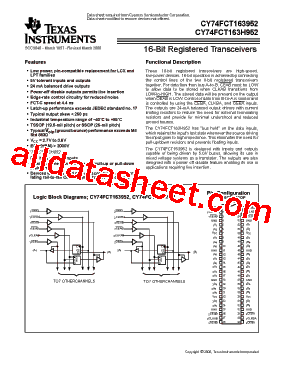 CY74FCT163H952TSSOP型号图片