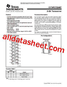 CY74FCT2245TSOIC型号图片