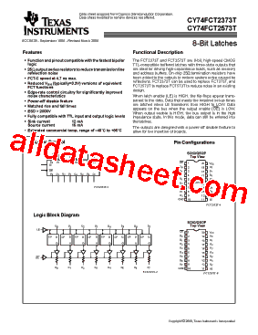 CY74FCT2373CTSOCT型号图片