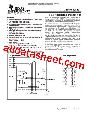 CY74FCT2652TQSOP型号图片
