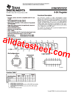CY74FCT273ATQCT型号图片