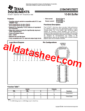 CY74FCT827CTQCT型号图片