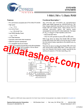 CY7C107D_11型号图片