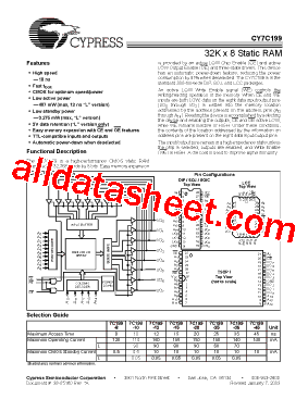 CY7C199-25VI型号图片