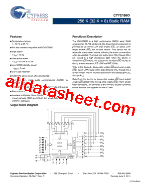 CY7C199D_11型号图片