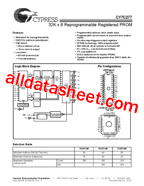 CY7C277-40QMB型号图片