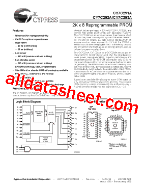 CY7C291A-35WC型号图片