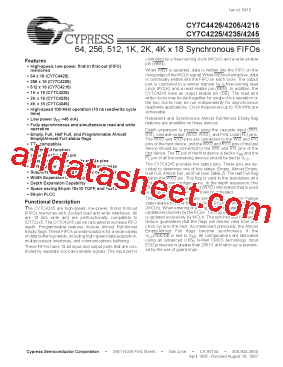 CY7C4225-10JI型号图片
