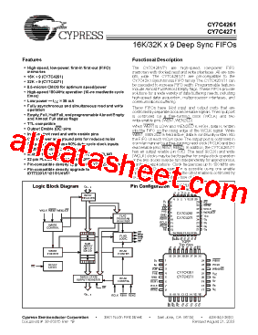 CY7C4261-10JI型号图片