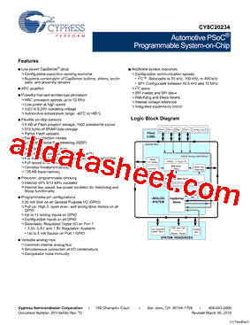 CY8C20234_10型号图片