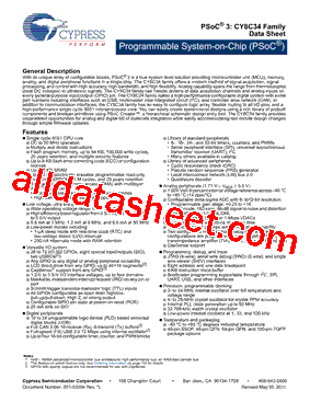 CY8C3446PVI-076型号图片