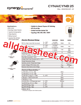 CYNA25-800PT型号图片