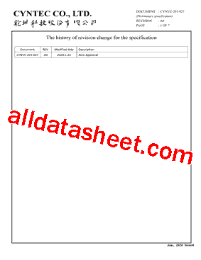 CYNVC-201-027型号图片