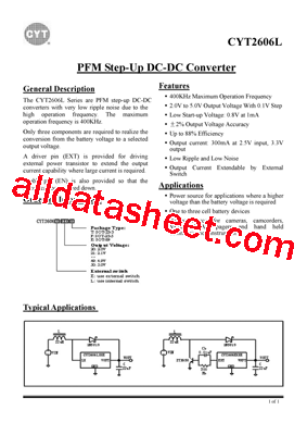 CYT2606L21E型号图片