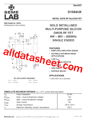 D1084UK型号图片