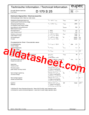 D170S25C型号图片