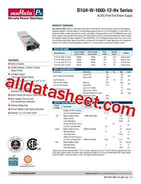 D1U4-W-1600-12-HC1C型号图片