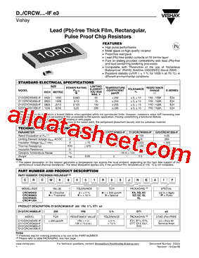 D25-CRCW1206-IF型号图片