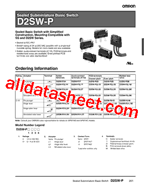 D2SW-P2M型号图片