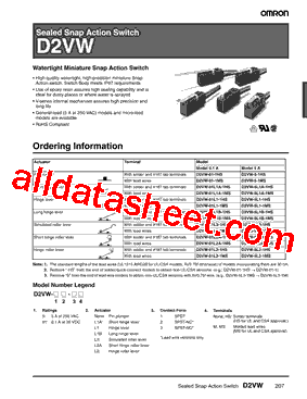 D2VW-01L2-1HS型号图片