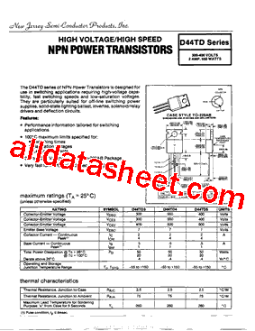 D44TD4型号图片