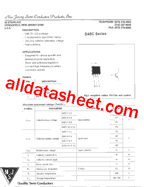 D45C10型号图片