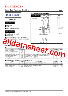 D5LD20U型号图片