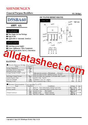 D5SBA60-7000型号图片