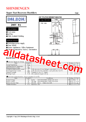 D8LD20U型号图片