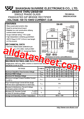 D8SB100型号图片