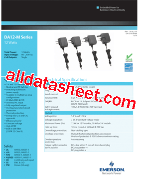 DA12-050AU-M型号图片