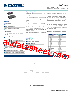 DAC-1012-QL型号图片