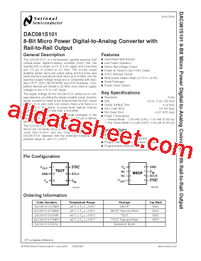 DAC081S101CIMMX型号图片