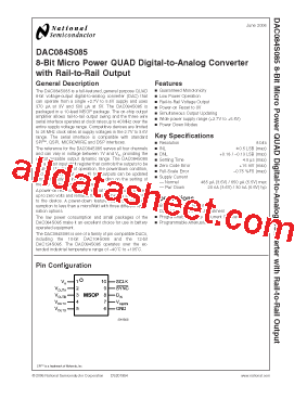 DAC084S085CIMMX/NOPB型号图片