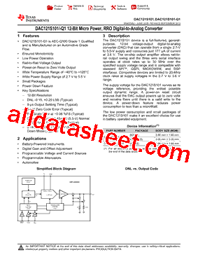 DAC121S101-Q1型号图片