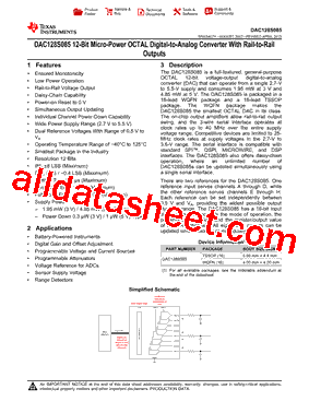 DAC128S085CISQX/NOPB型号图片